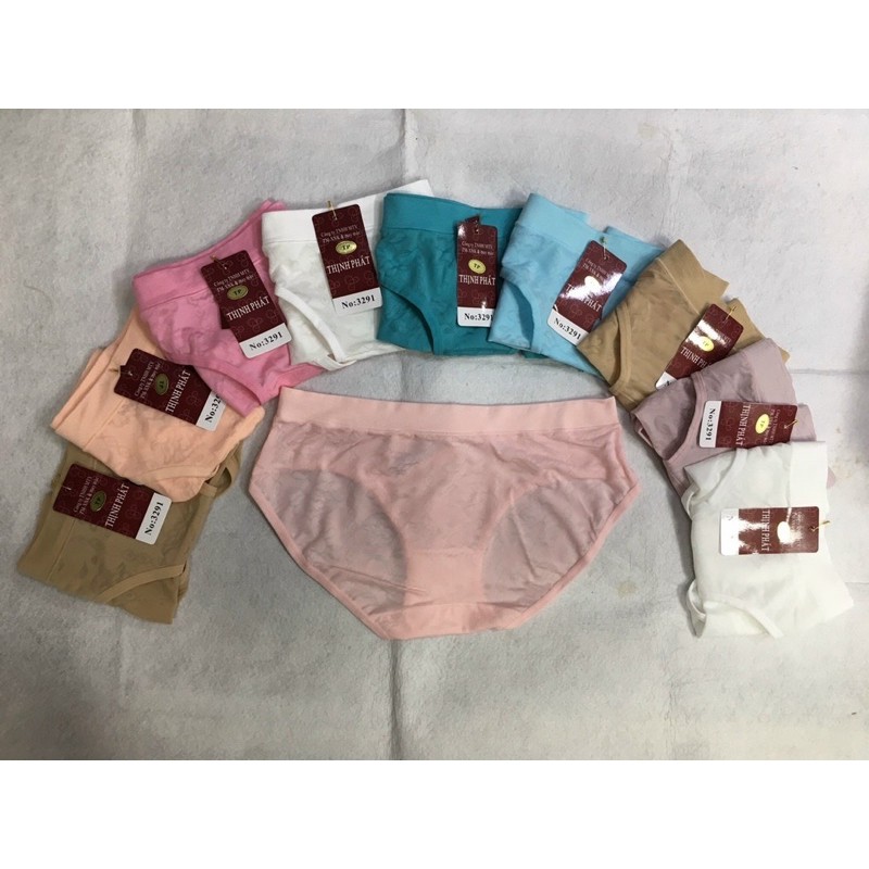 10 Quần lót (3291) ĐL Thịnh Phát. Vải ép gấm.