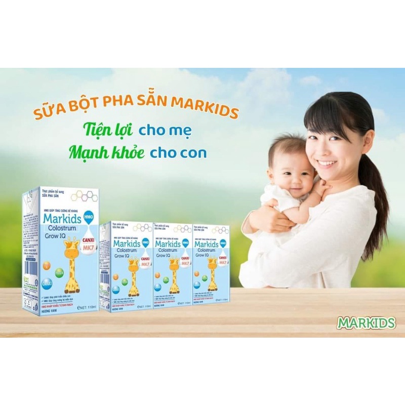 Sữa bột pha sẵn markids 110ml
