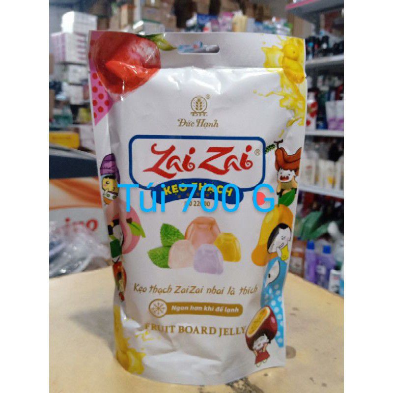 KẸO THẠCH ZAIZAI THANH DÀI TÚI 700 G