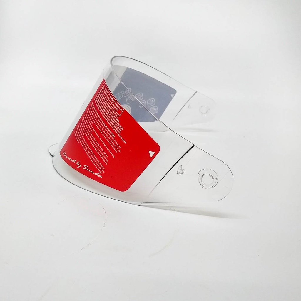 Kính chắn gió mũ bảo hiểm Sunda 823 và 821 màu trong và màu trà, chính hãng Sunda sản xuất chống tia UV chất lượng tốt