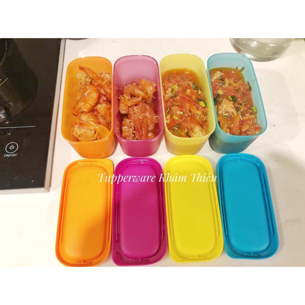 Bộ hộp bảo quản thực phẩm Mini rectangular 250ml tupperware