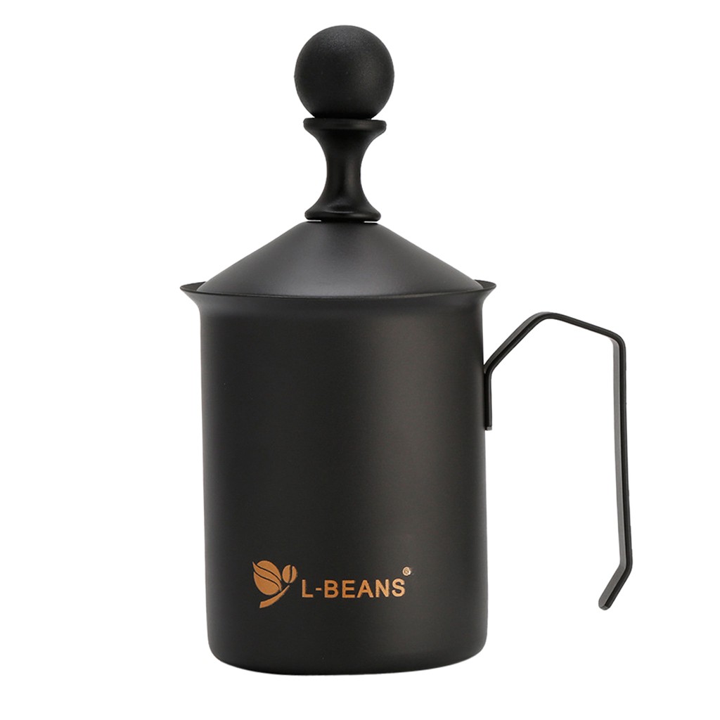 600ml Stainless Steel Mesh Coffee Milk Frother Foamer Milk Pump Creamer