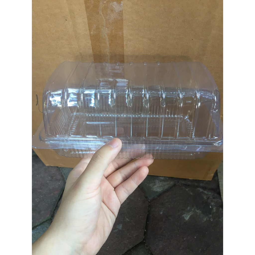 Combo 100 Hộp Nhựa H53 Đựng Bánh