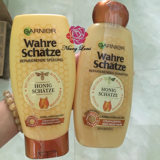 Cặp gội+xả Garnier❣FREESHIP❣Dầu hạnh nhân & Argan Mandel, Mật Ong, Olive