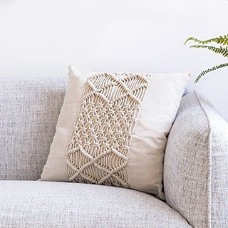 vỏ gối vuông trang trí macrame handmade 💝FREESHIP💝 cao cấp NHÀ THOÁNG