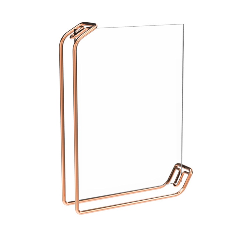 Khung Ảnh A4 6 Inch Bằng Acrylic Màu Đồng Phong Cách Vintage
