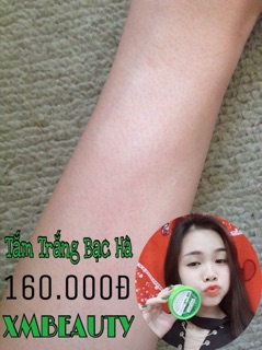 Tắm trắng bạc hà