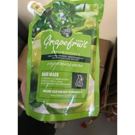 Kem Hấp - Ủ - Xả Phục Hồi Tóc Bưởi Grapefruit Siêu Mềm Mượt Dạng Túi 500Ml