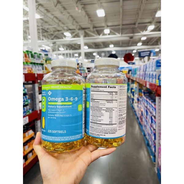 Dầu Cá Omega369 Hộp 325 Viên