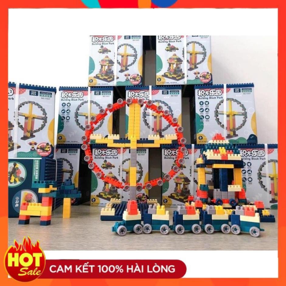 BỘ LEGO GHÉP HÌNH 520 CHI TIẾT THÔNG MINH CHO BÉ