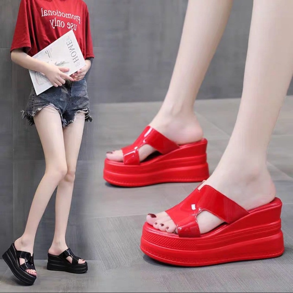 DÉP XUỒNG H DA BÓNG 9 PHÂN✨✨
