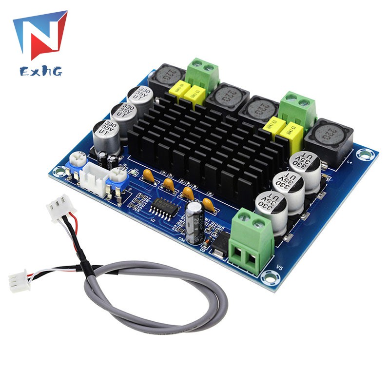 ExhG❤❤❤High quality TPA3116D2 Dual-channel Stereo High Power Digital Audio Power Amplifier Board 2x120W XH-M543 @VN