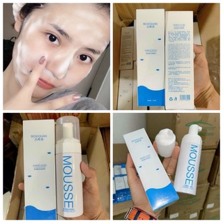 Sữa rửa mặt tạo bọt amino acid ngăn ngừa mụn và kiềm dầu sáng mịn da Boxiquan 150g