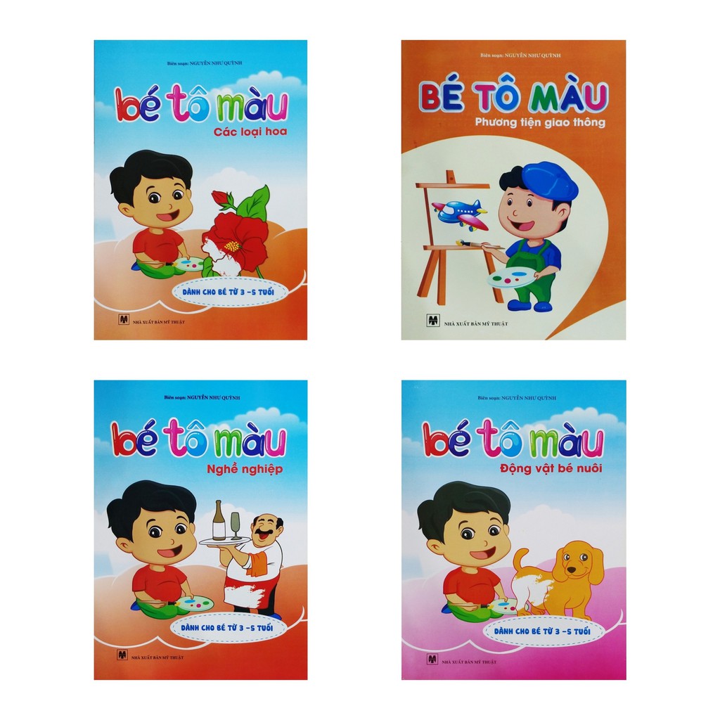Sách - Bé tô màu ( theo chủ đề )