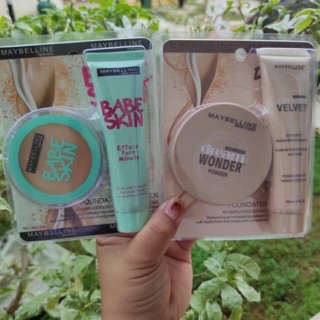 Bộ Phấn Nền Và Phấn Phủ Babeskin & Wonder Dream Velvet Maybeline