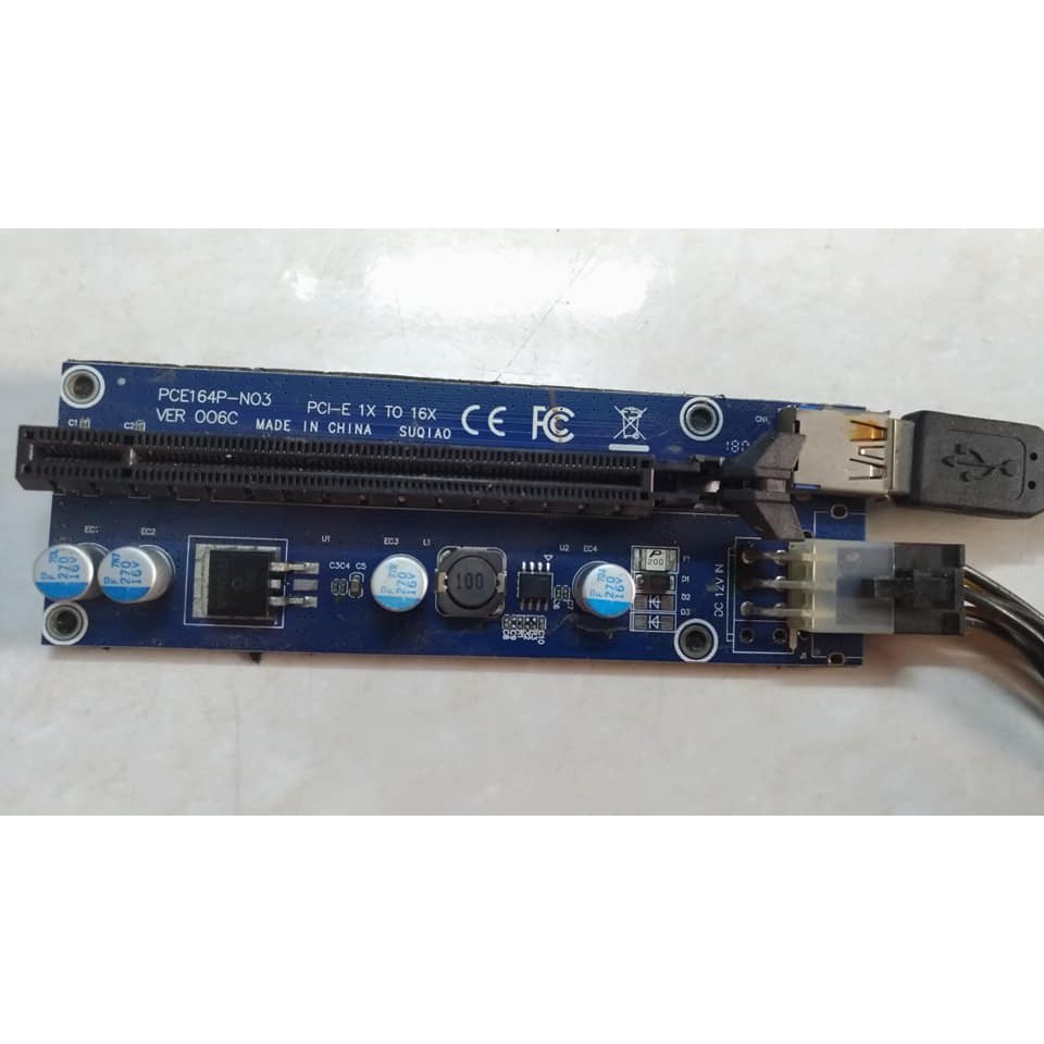 Pci-e 1x to 16x