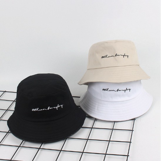 Nón bucket nam nữ chữ nhỏ mũ bucket tai bèo basic đơn giản SAIGON HAT