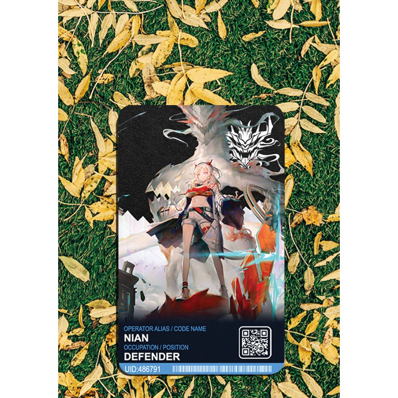 Thẻ bài custom card Arknights - Arknight để sưu tầm tự chọn Nian V2