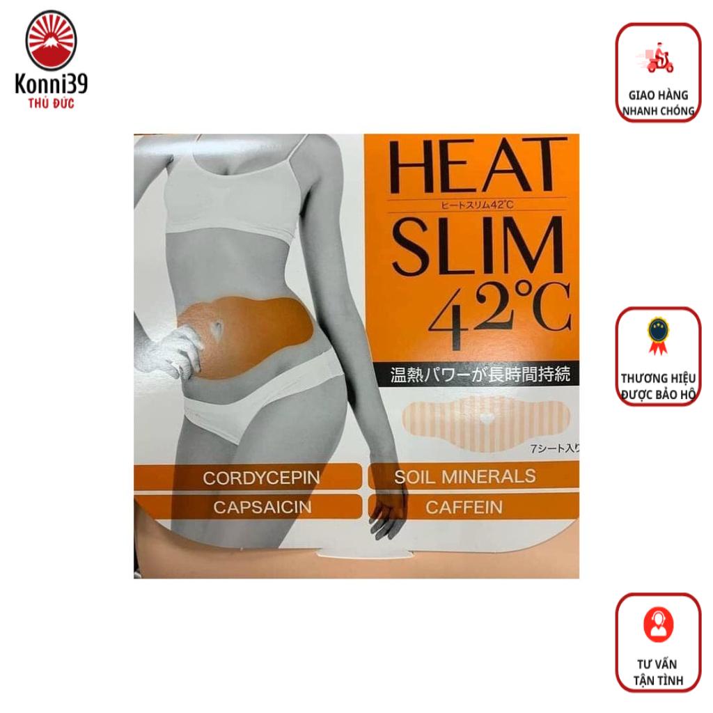 MIẾNG DÁN GIẢM MỠ BỤNG HEAT SLIM 42⁰C NHẬT BẢN (HỘP 7 MIẾNG)