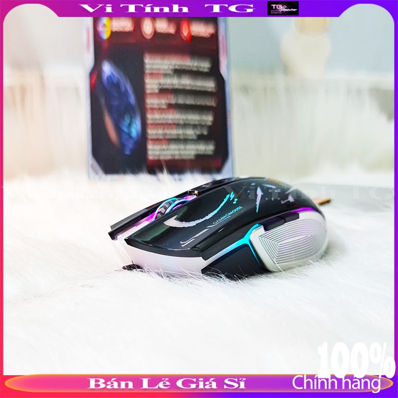 Chuột máy tính gaming có dây có led giá rẻ BT GM100 Vi tính TG