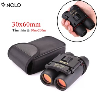 Bộ Ống Nhòm 2 Mắt 30x60mm Có Điều Chỉnh Zoom Và Độ Nét Tặng Kèm Túi Đựng Và Khăn Lau Tầm Nhìn 30 đến 200m