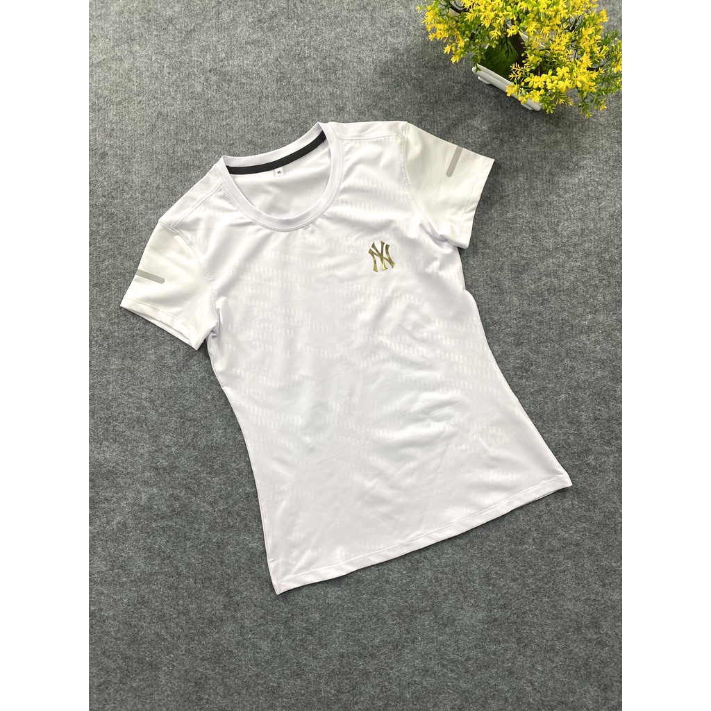 ( free ship) Áo thun nữ NY tập thể thao ,chất thun lạnh co giãn 4 chiều