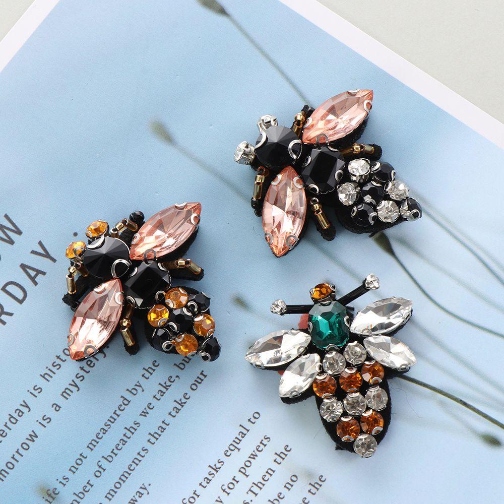WONDER Set 2 Miếng Vá Quần Áo Đính Hạt Cườm