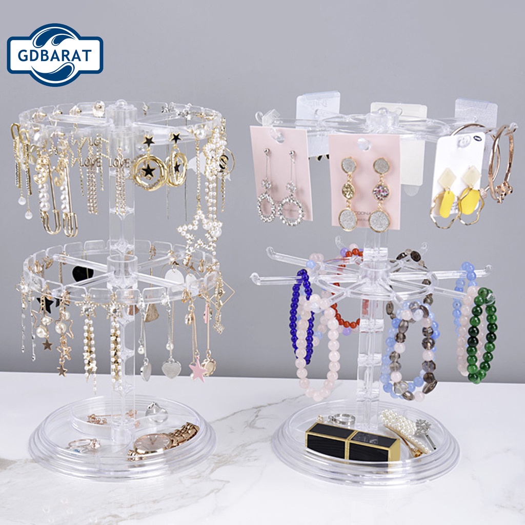 Giá đỡ trưng bày trang sức có thể xoay tiện dụng