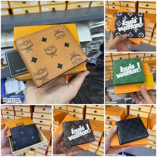 Ví nam Mcm , Lv fullbox da xịn xò - Ví nam đựng tiền đựng thẻ siêu đẹp