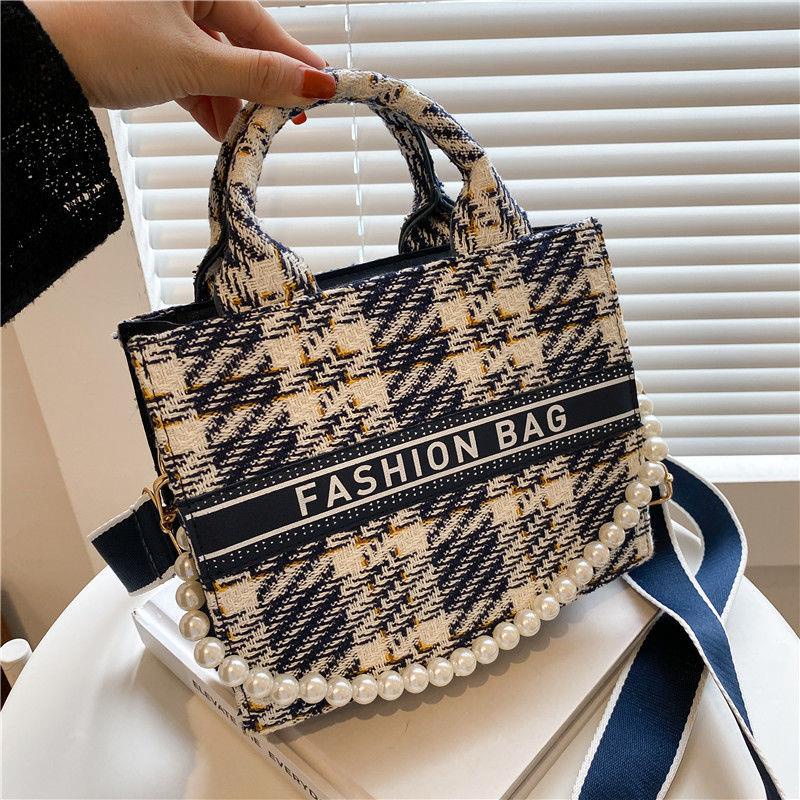 Túi tote đeo vai phối họa tiết tranh sơn dầu Monet độc đáo 2022