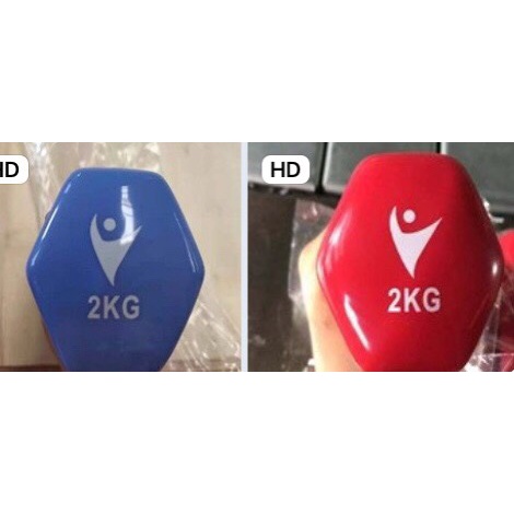 Tạ tay cao su từ 1kg đến 8kg cao cấp Vinsa