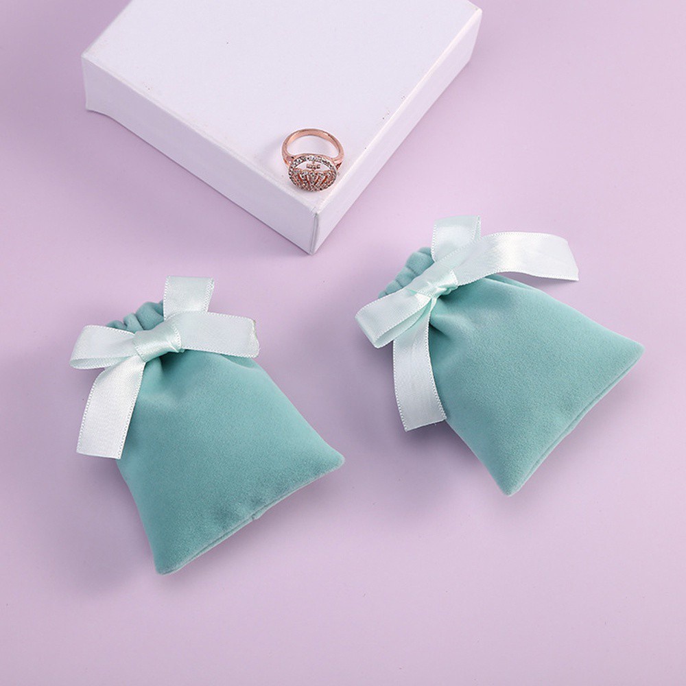 ANEMONE Túi Nhung Dây Rút Đựng Trang Sức / Quà Tặng