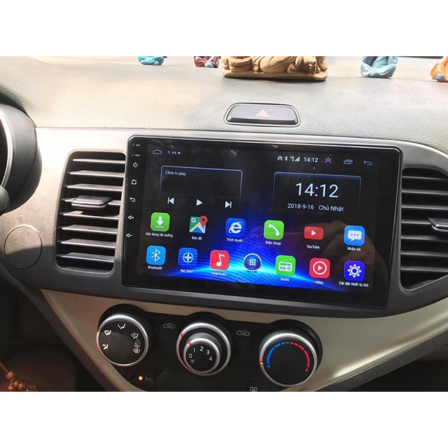 Màn hình Android 8.1 theo xe kia morning