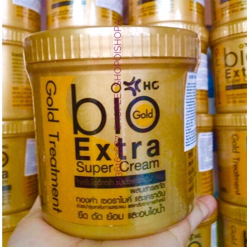 Combo 6 hũ hấp ủ tóc siêu mượt Gold Bio Extra