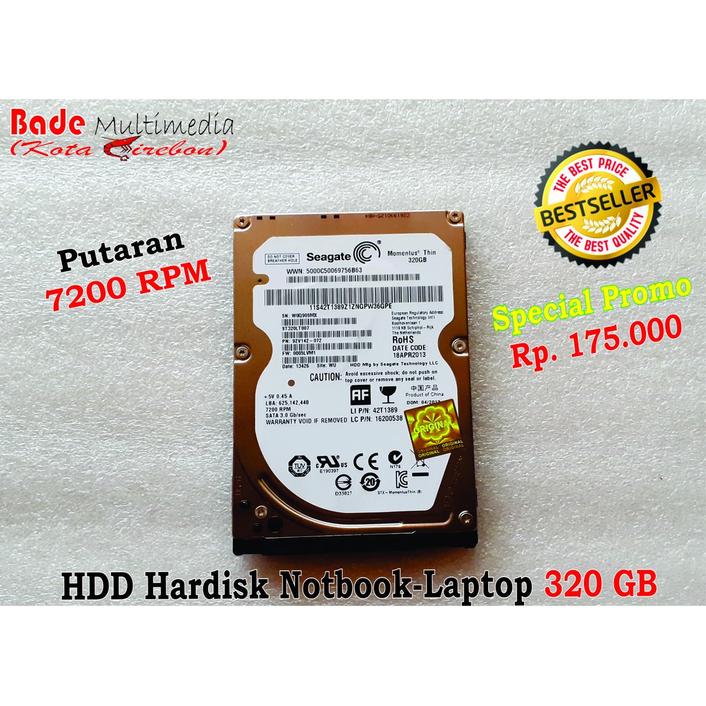 Ổ Cứng Di Động Hdd 320gb 2.5 Inch 7200 Rpm