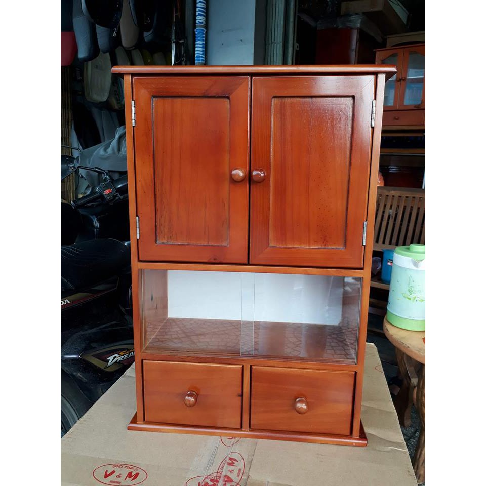 Tủ thuốc gỗ F08 - Lê Tâm Furniture