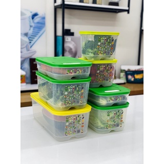 Bộ hộp trữ mát có nút hô hấp Ventsmart 7 hộp tupperware