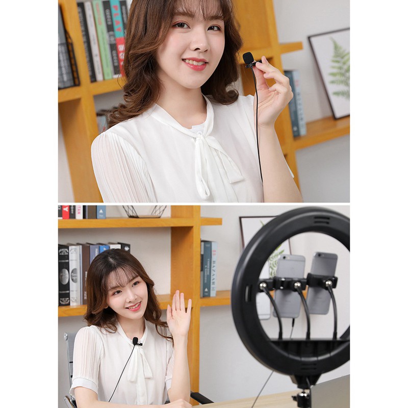 M50Plus Lavalier Microphone 360 Degree Omnidirectional Pickup Microphone 3.5mm Computer Game Live K Song Microphone
