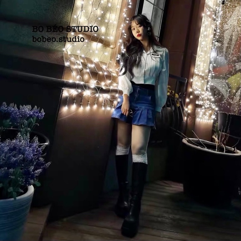 (SẴN MỘT SỐ SIZE - HÀNG ORDER) Bốt đùi khóa cạnh đế cao 10cm phong cách Gothic - Slay gothic platform boots zip | BigBuy360 - bigbuy360.vn