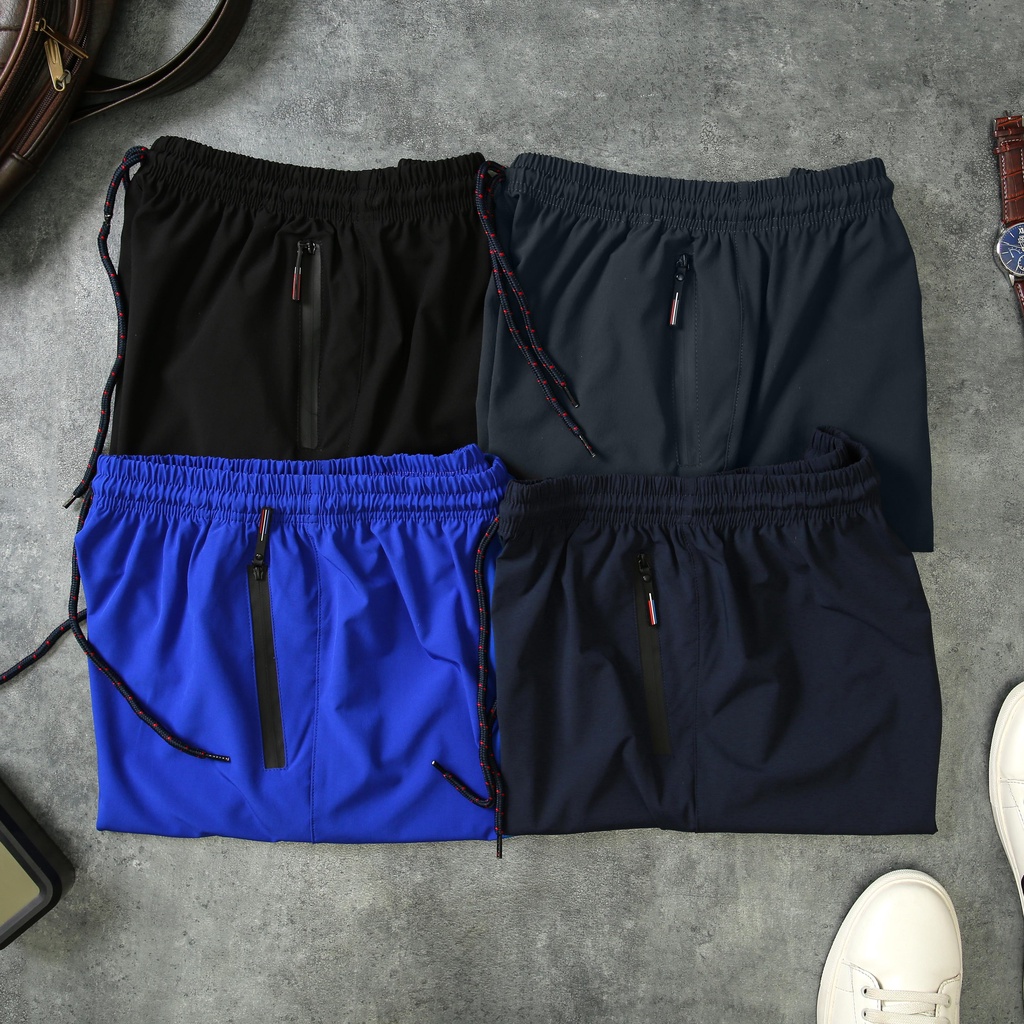 Quần Short Nam HAHAMAN, Quần Đùi Nam Phong Cách Thể Thao, Chất Gió Mềm co giãn QDTT071