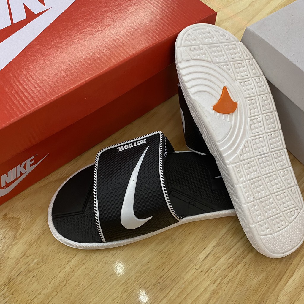 Dép bản thể thao quai ngang nam nữ, mút thái êm mềm, quai ngang xé dán fullbox