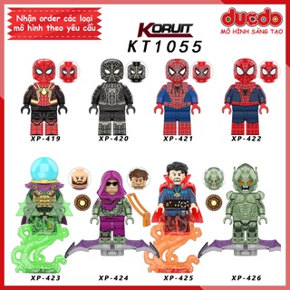 Minifigures nhân vật Spider Man người nhện không còn nhà - Đồ chơi Lắp ghép Xếp hình Mini Iron Man Mô hình KORUIT KT1055