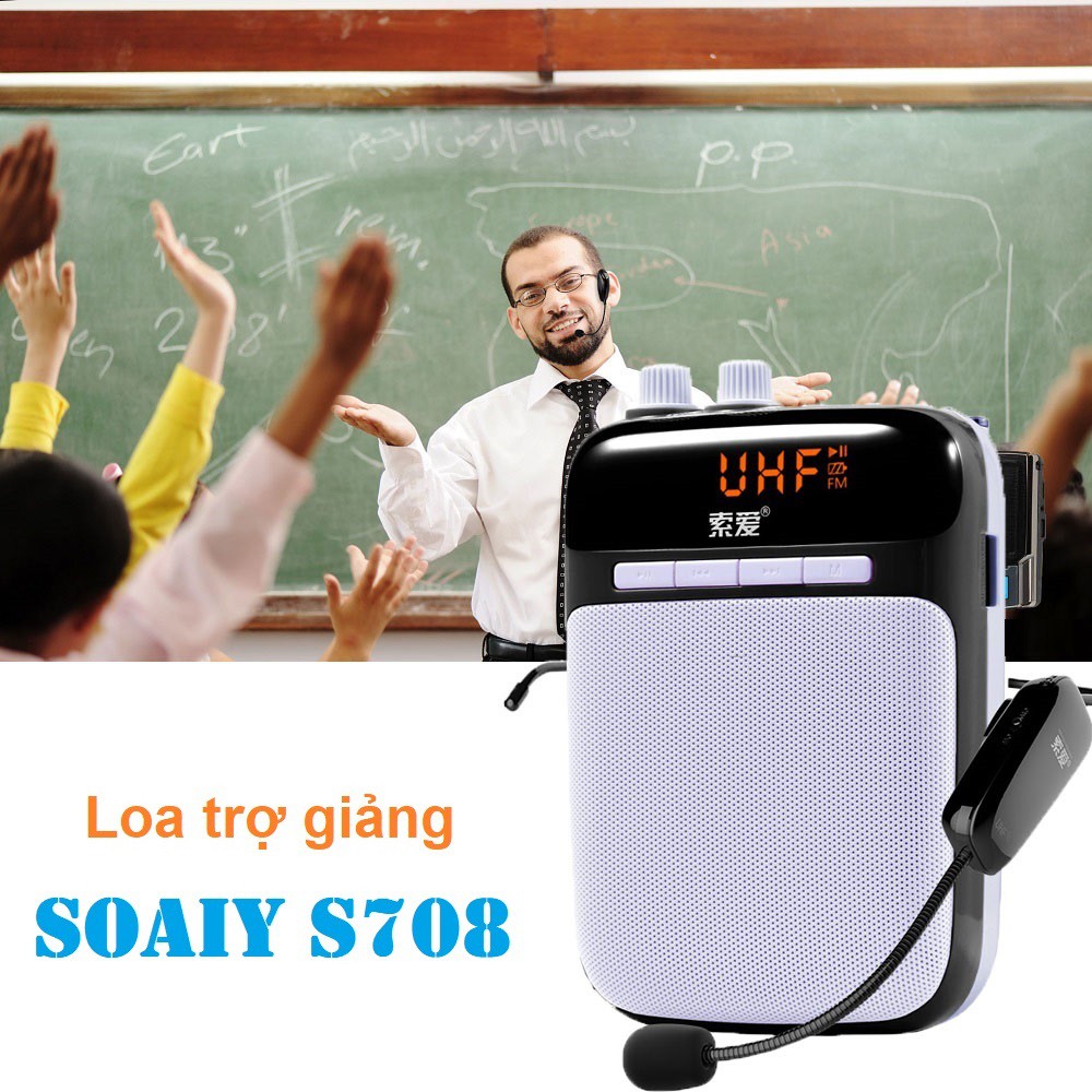 Loa trợ giảng không dây SOAIY S-708 - Máy trợ giảng không dây SOAIY S-708 (UHF)