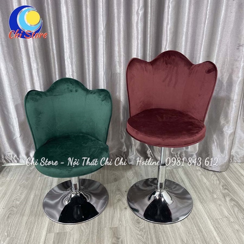 Ghế Xoay Thấp Dùng Để Livestream, Chụp Hình, Ghế Ngồi Trang Điểm Tuỳ Chỉnh Độ Cao 30-50cm Và Xoay 360 Độ