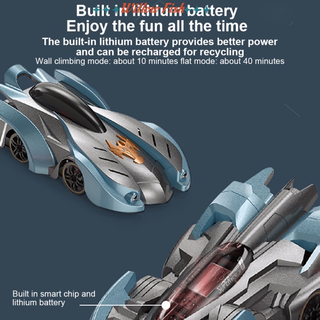 Mô Hình Đồ Chơi Xe Hơi Leo Tường / Tường Mini Điều Khiển Từ Xa Có Thể Sạc Lại Cho Bé Trai