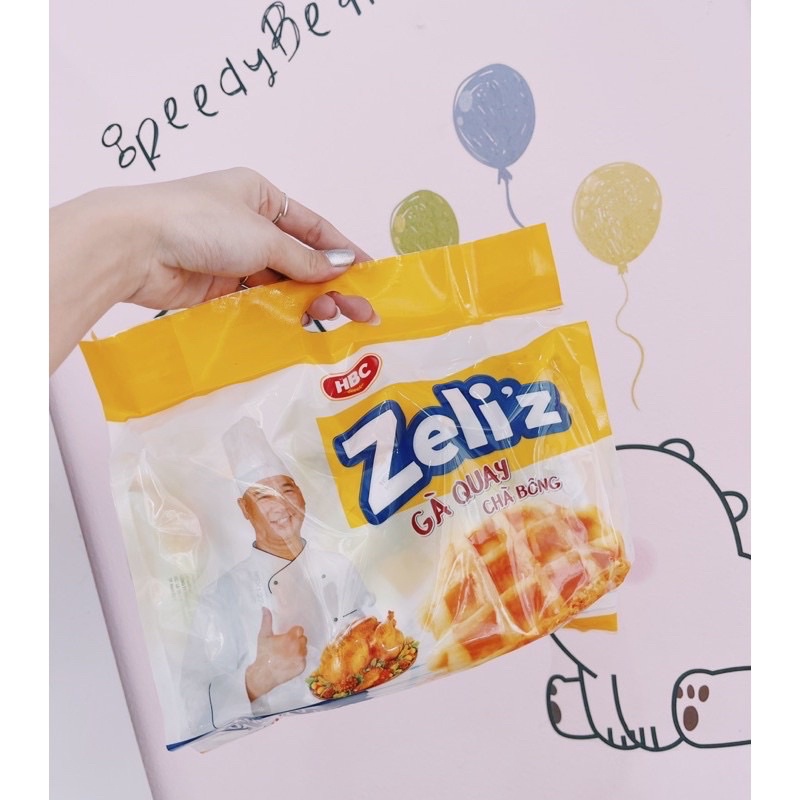 1 THÙNG BÁNH ZELI’Z GÀ QUAY CHÀ BÔNG