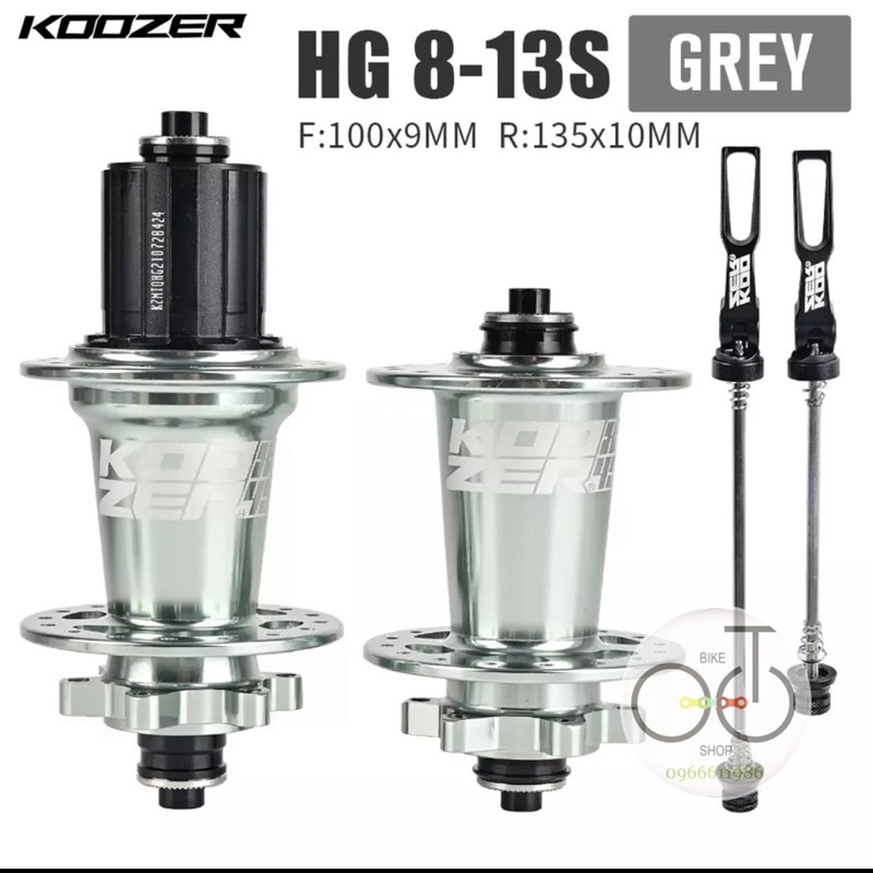 Bộ Hub  Xe đạp trước sau  Koozer XM490 Pro 32 lỗ