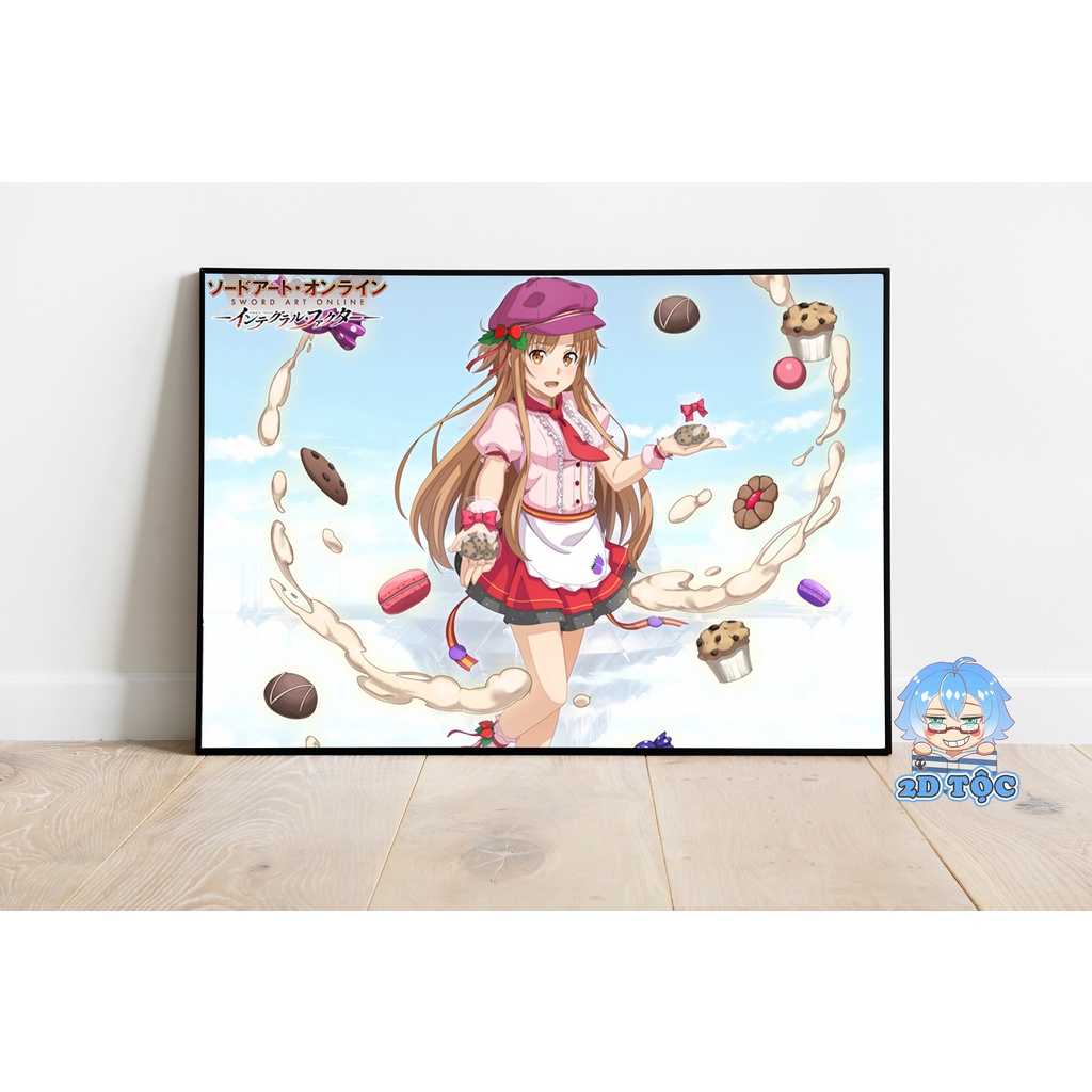 Poster A3 cao cấp treo tường Yuuki Asuna (9) Anime Manga Light Novel Sword Art Online  by 2d tộc shop