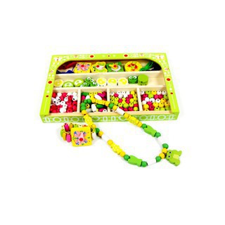 Đồ Chơi Gỗ - Xâu Hạt Gỗ Cho Bé