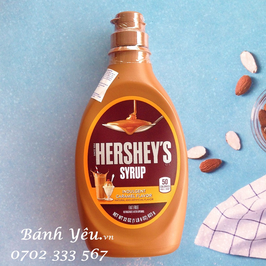 Syrup Caramen 623g - Sốt Caramel hiệu HERSHEY'S Mỹ